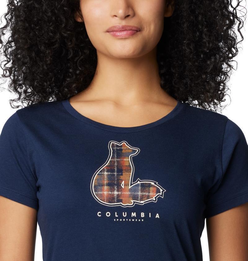 Daisy Days SS Graphic Tee - Womens - Collegiate Navy / Foxy Omblur 5