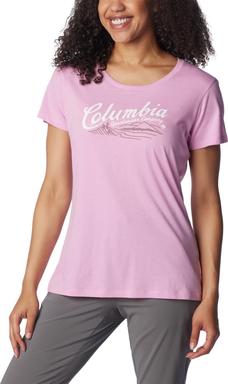 Daisy Days SS Graphic Tee - Womens - Cosmos Heather / Simply Scripted 1