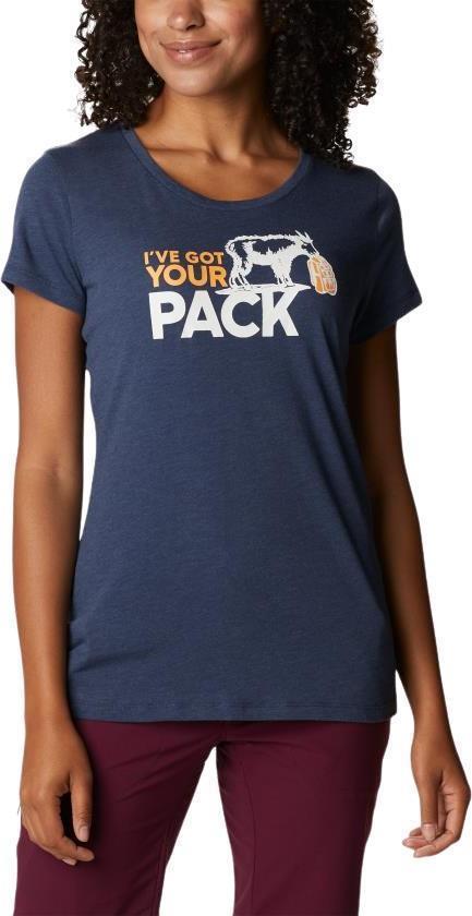 Daisy Days SS Graphic Tee - Womens - Nocturnal Heather / Got Your Pack 1
