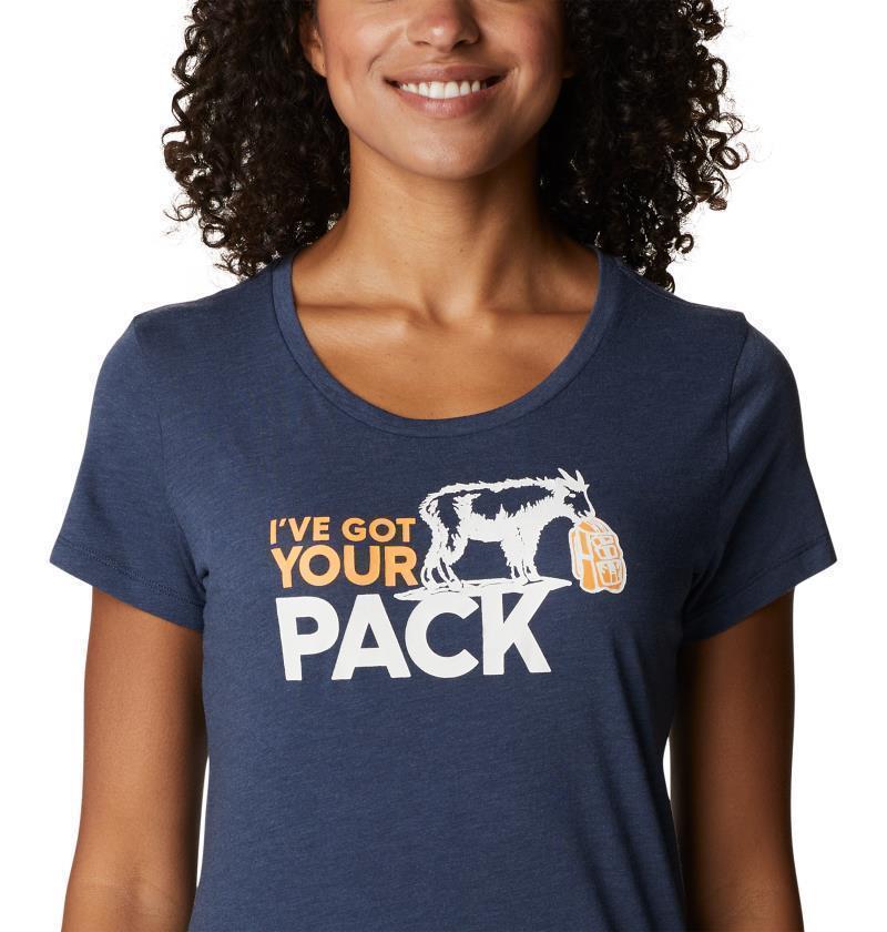 Daisy Days SS Graphic Tee - Womens - Nocturnal Heather / Got Your Pack 5
