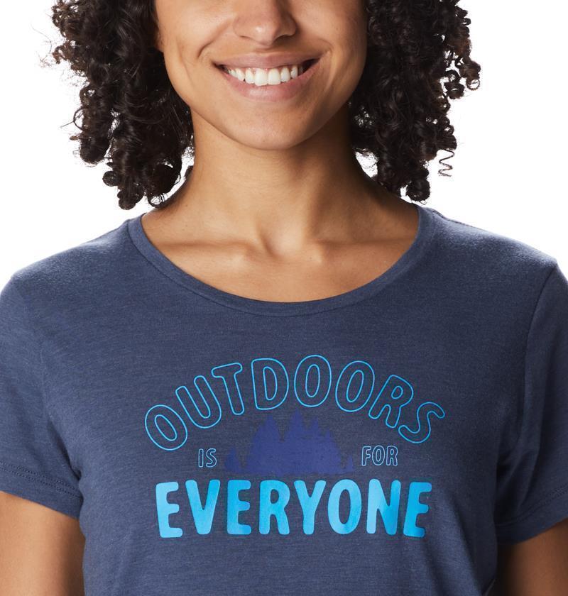 Daisy Days SS Graphic Tee - Womens - Nocturnal Heather / Seek Outdoors 5