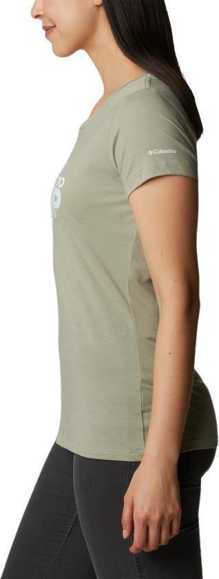 Daisy Days SS Graphic Tee - Womens - Safari Heather / Born To Camp 4
