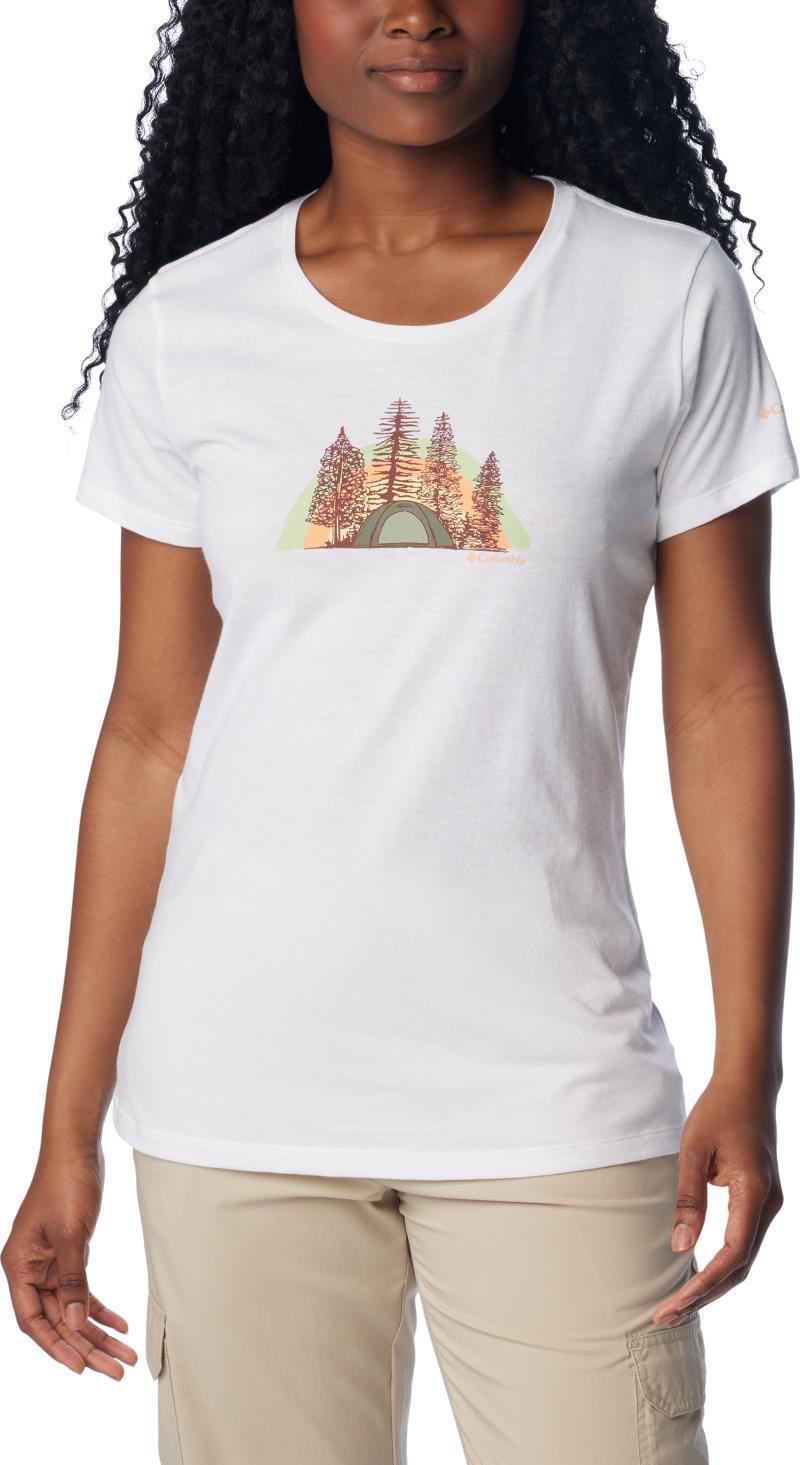 Daisy Days SS Graphic Tee - Womens - White / Happier Outdoors 1