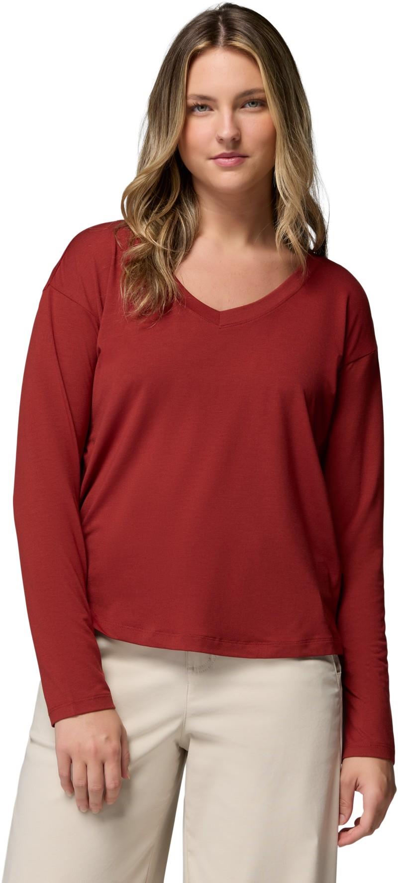Daniela Falls LS - Womens - red oxide 1
