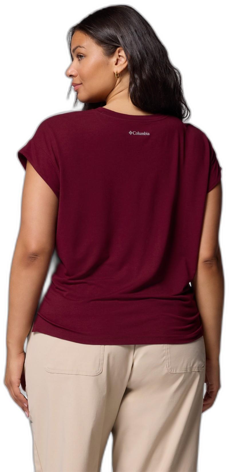 Daniela Falls SS, Extended - Womens - rich wine 1