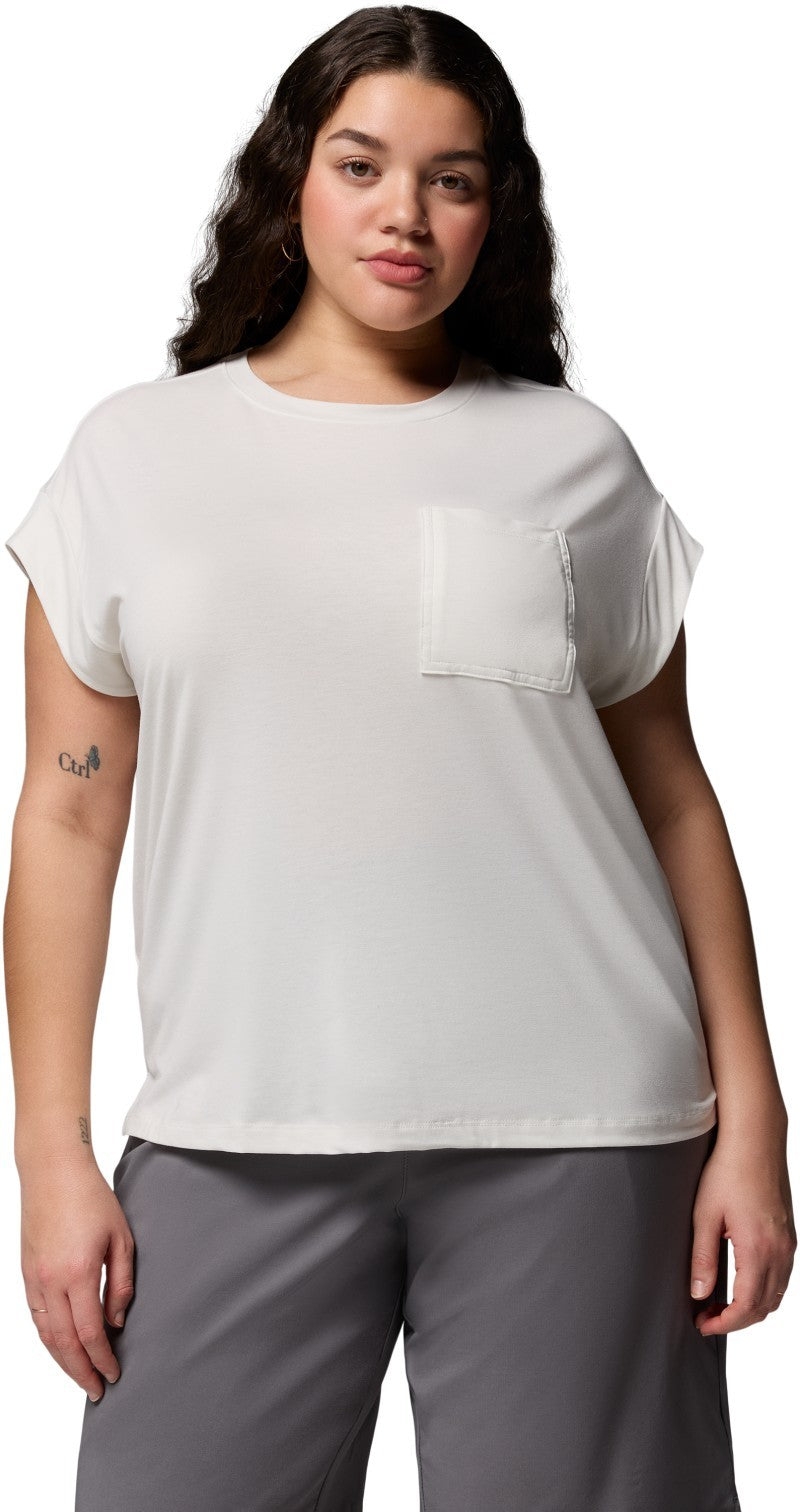 Daniela Falls SS, Extended - Womens - sea salt 1