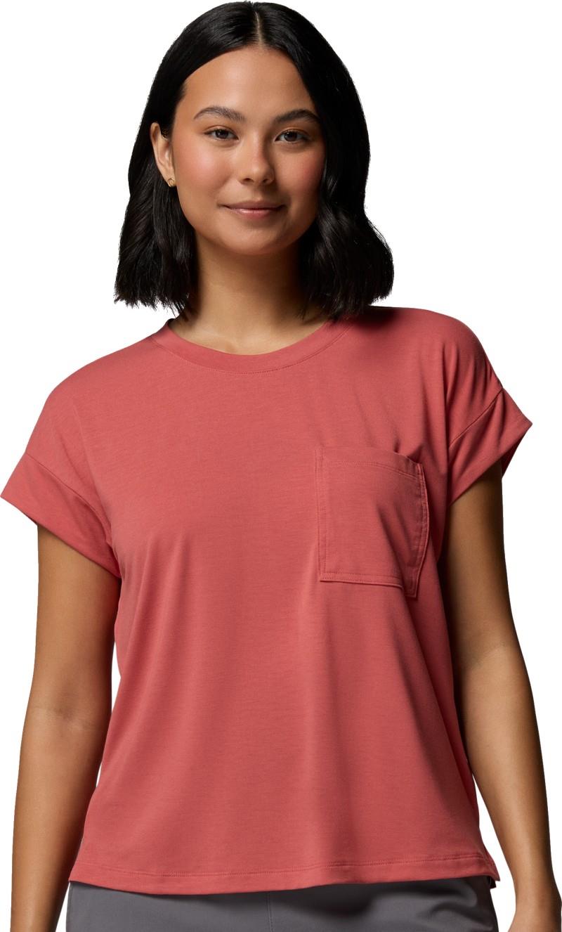 Daniela Falls SS - Womens - washed red 1