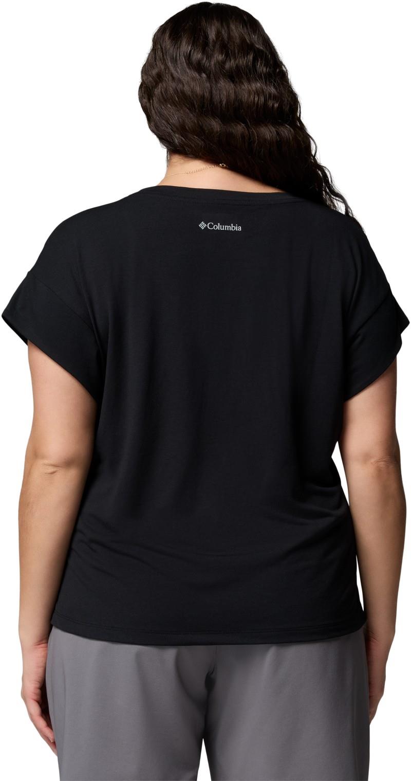 Daniela Falls V-Neck SS Tee, Extended - Womens - black 1