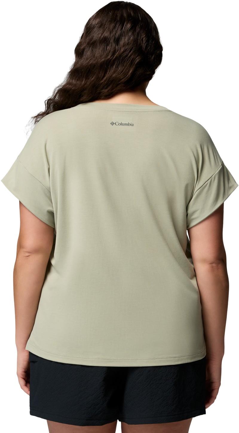 Daniela Falls V-Neck SS Tee, Extended - Womens - safari 1