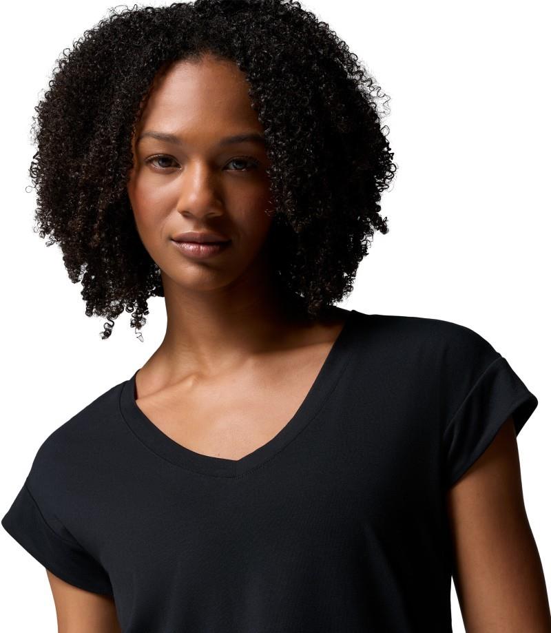 Daniela Falls V-Neck SS Tee - Womens - black 1