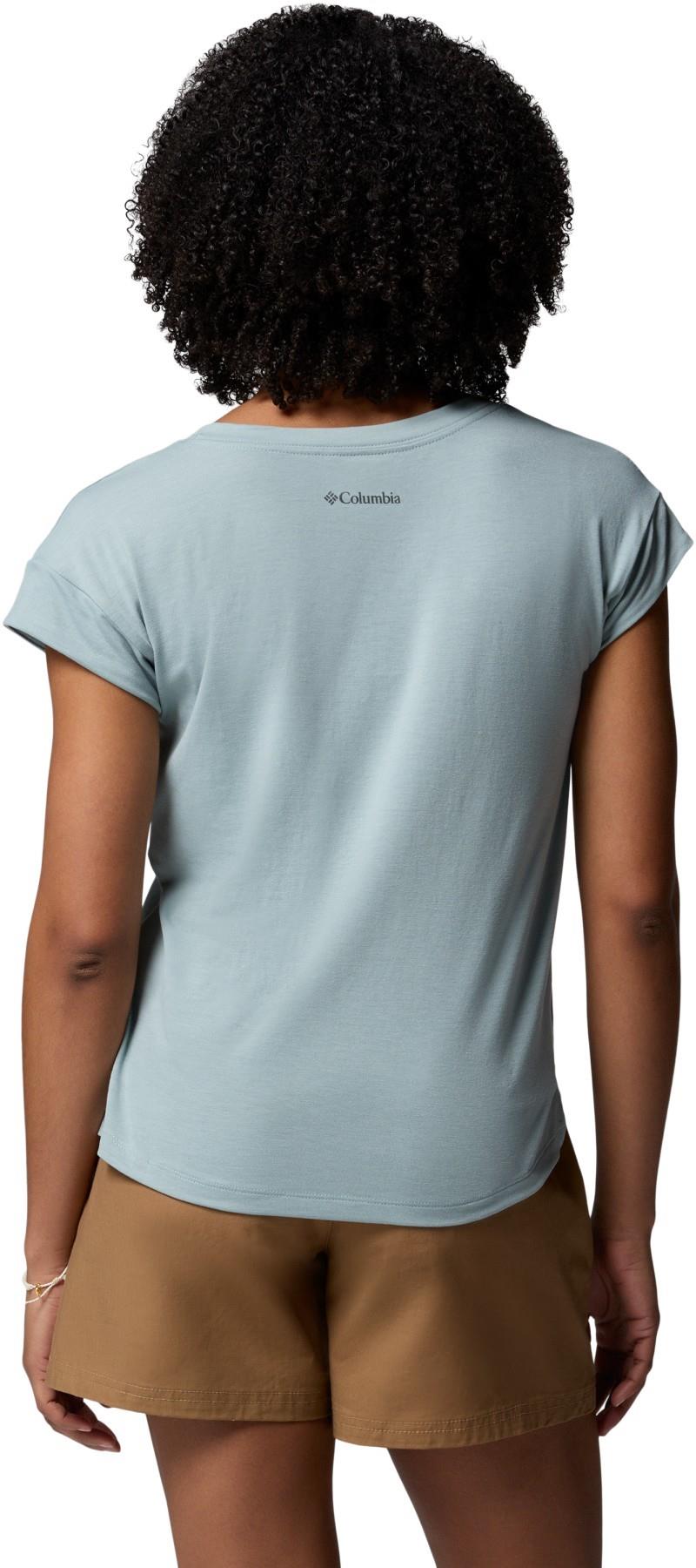 Daniela Falls V-Neck SS Tee - Womens - crushed blue 1