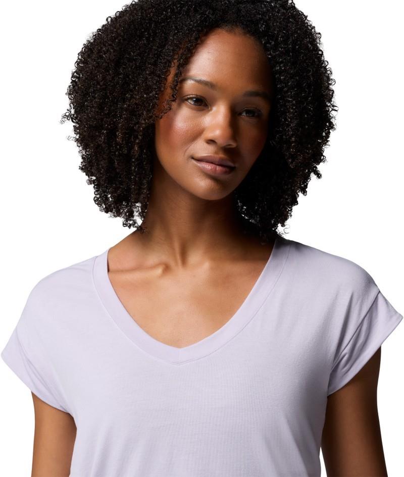 Daniela Falls V-Neck SS Tee - Womens - lavender pearl 1