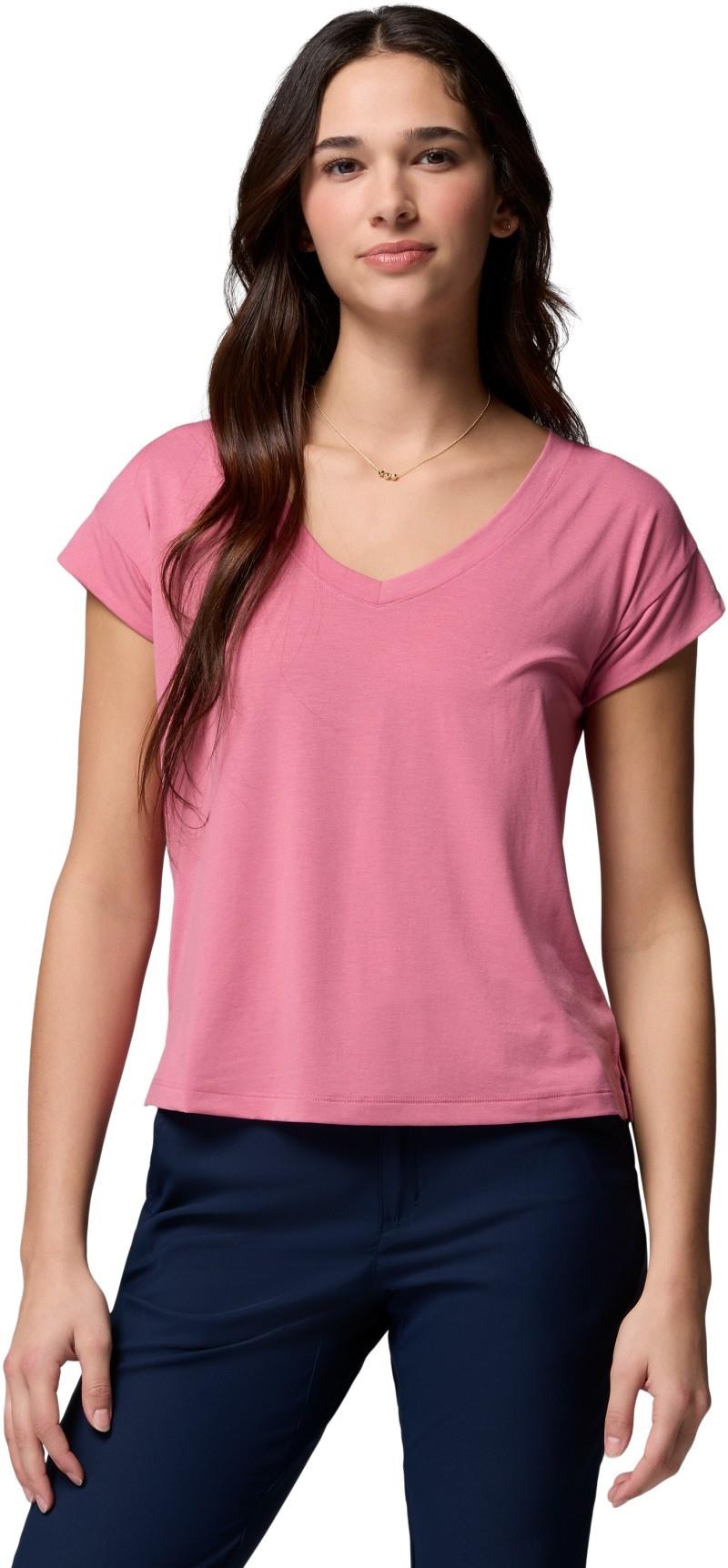 Daniela Falls V-Neck SS Tee - Womens - rosette 1
