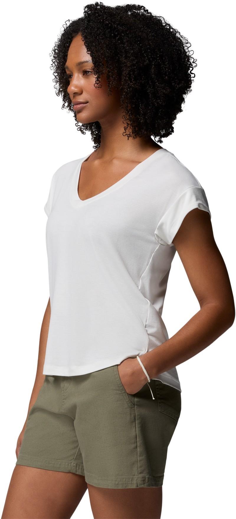 Daniela Falls V-Neck SS Tee - Womens - sea salt 1