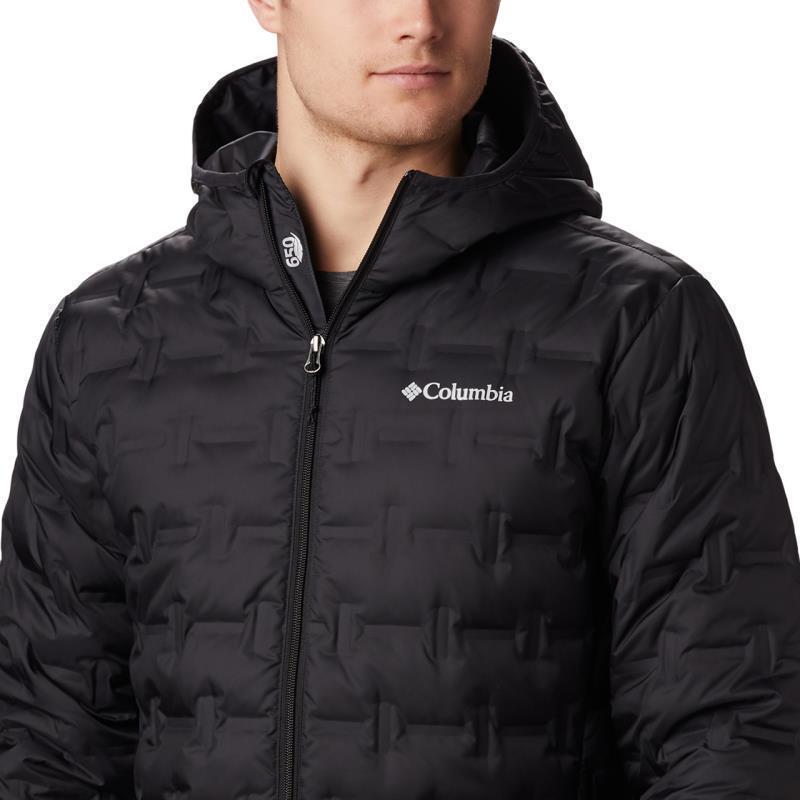 Delta Ridge Down Hooded Jacket - Mens - Black 5