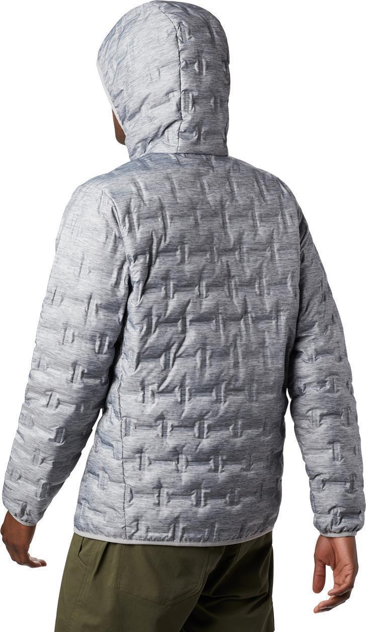 Delta Ridge Down Hooded Jacket - Mens - Columbia Grey Heather 2