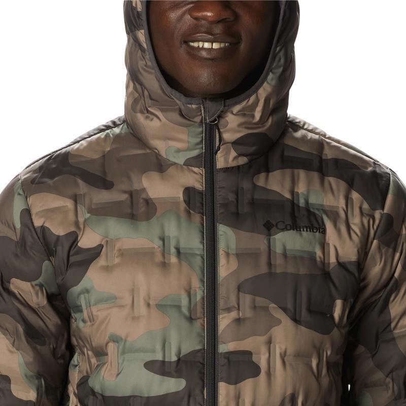 Delta Ridge Down Hooded Jacket - Mens - Cypress Mod Camo Print 6
