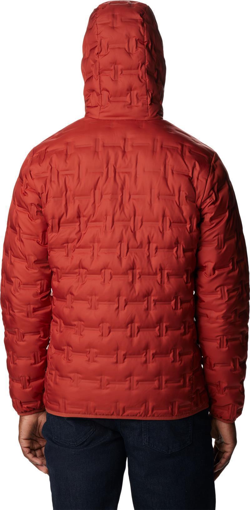 Delta Ridge Down Hooded Jacket - Mens - Warp Red 2