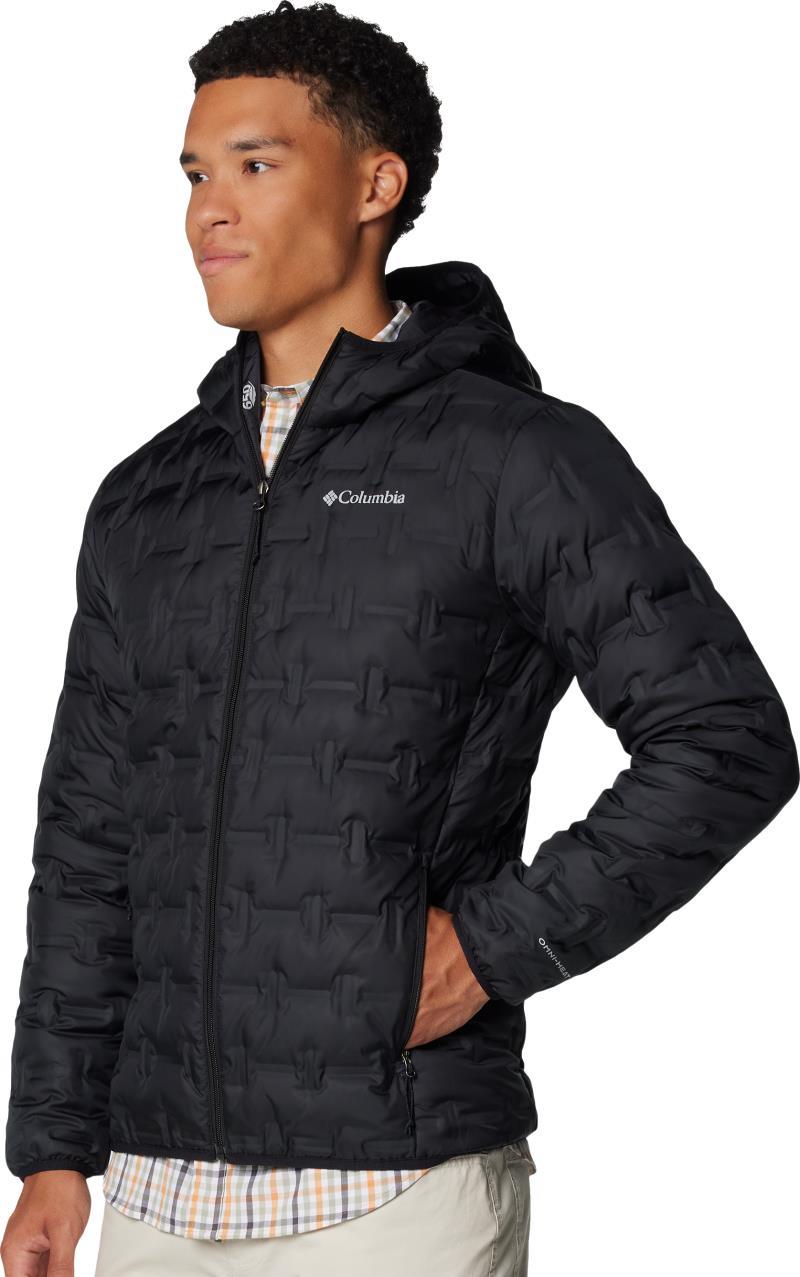 Delta Ridge II Down Hooded Jacket - Mens - Black 1