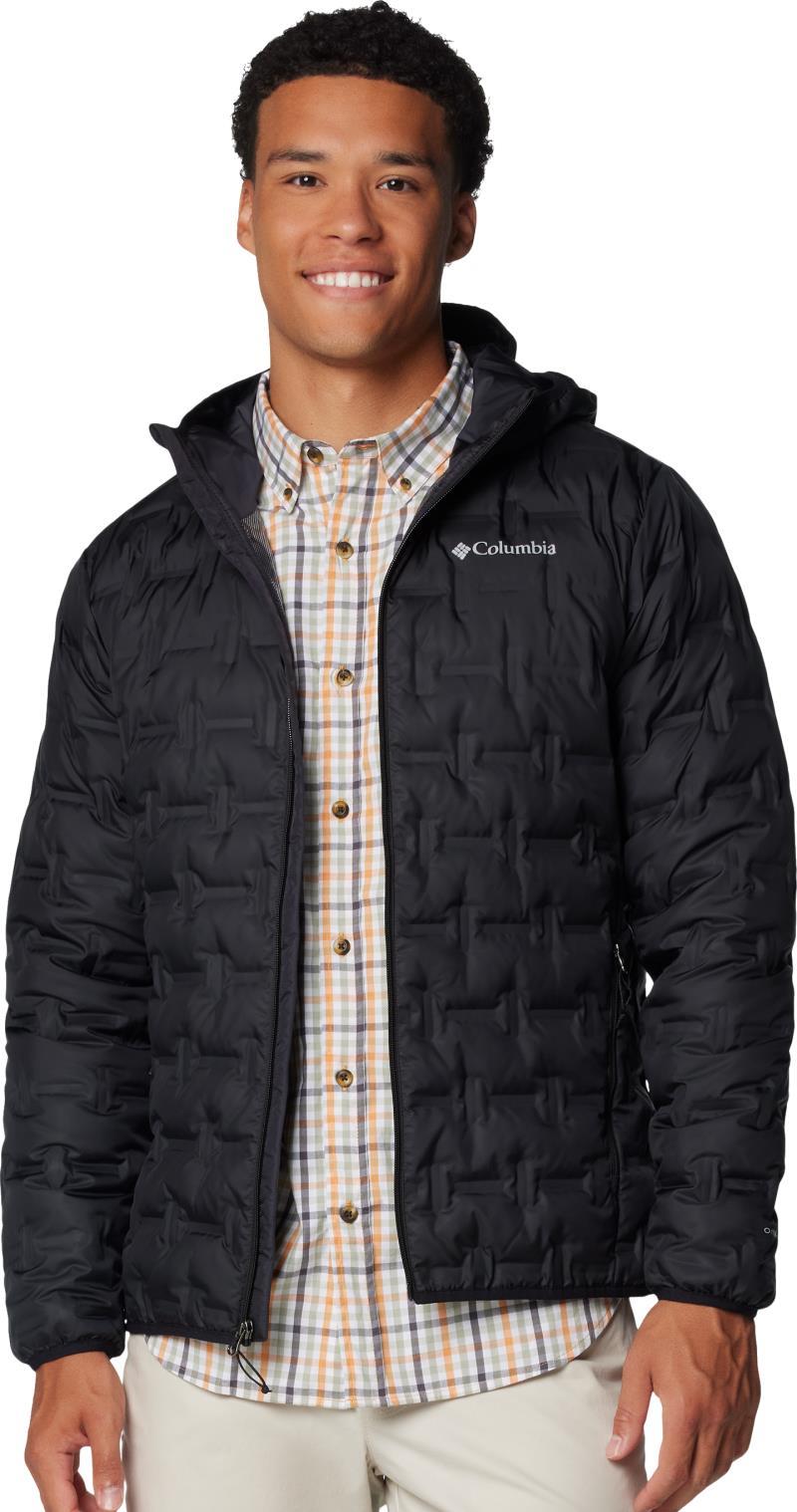 Delta Ridge II Down Hooded Jacket - Mens - Black 3