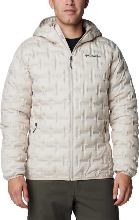 Delta Ridge II Down Hooded Jacket - Mens - Dark Stone 1
