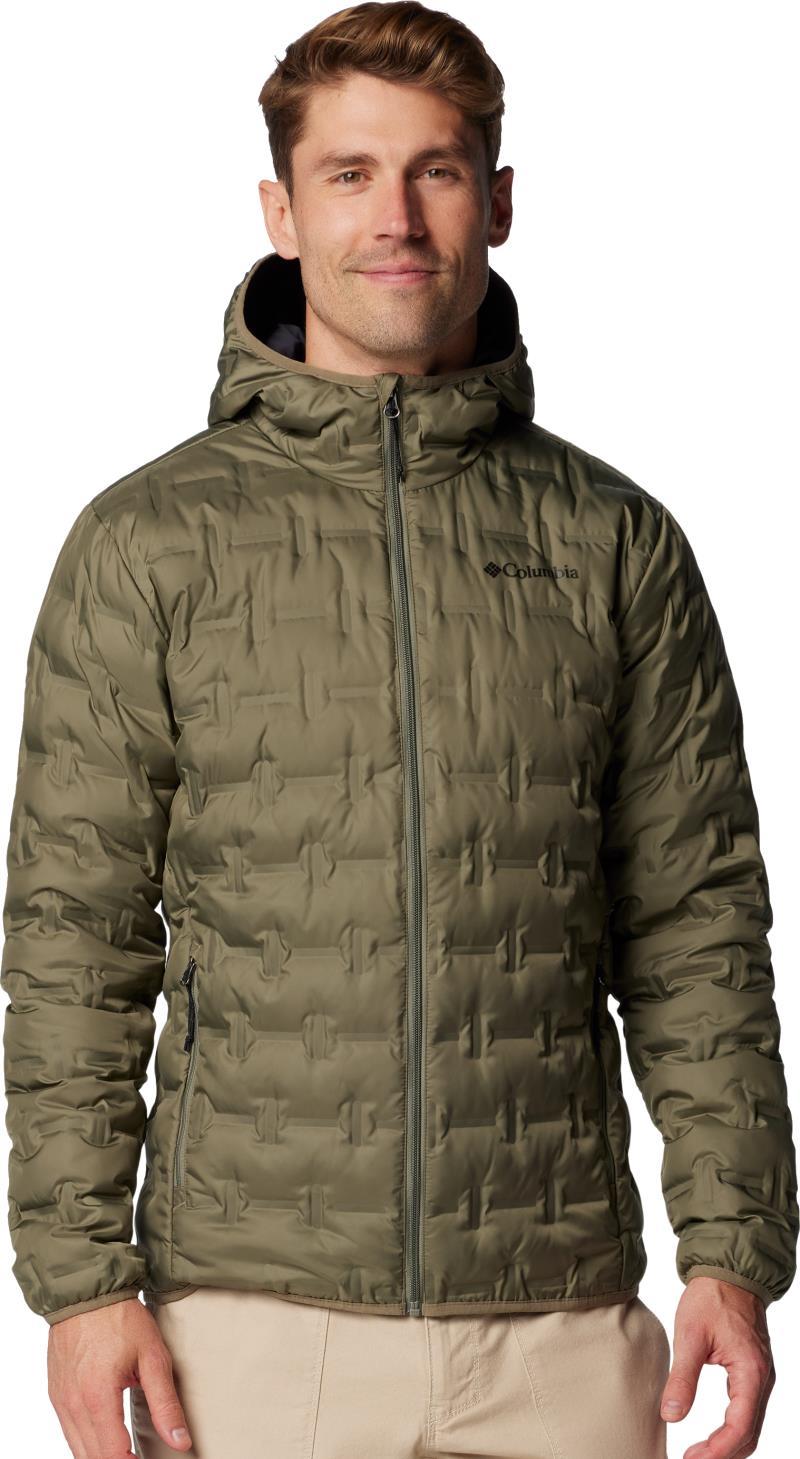 Delta Ridge II Down Hooded Jacket - Mens - Stone Green 1