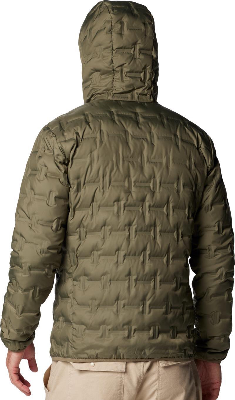 Delta Ridge II Down Hooded Jacket - Mens - Stone Green 4