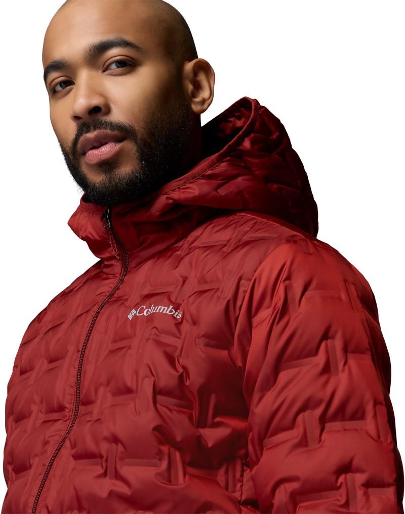 Delta Ridge II Down Hooded Jacket - Mens - red oxide 1
