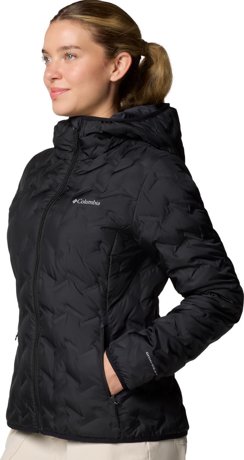Delta Ridge II Down Hooded Jacket - Womens - Black 2