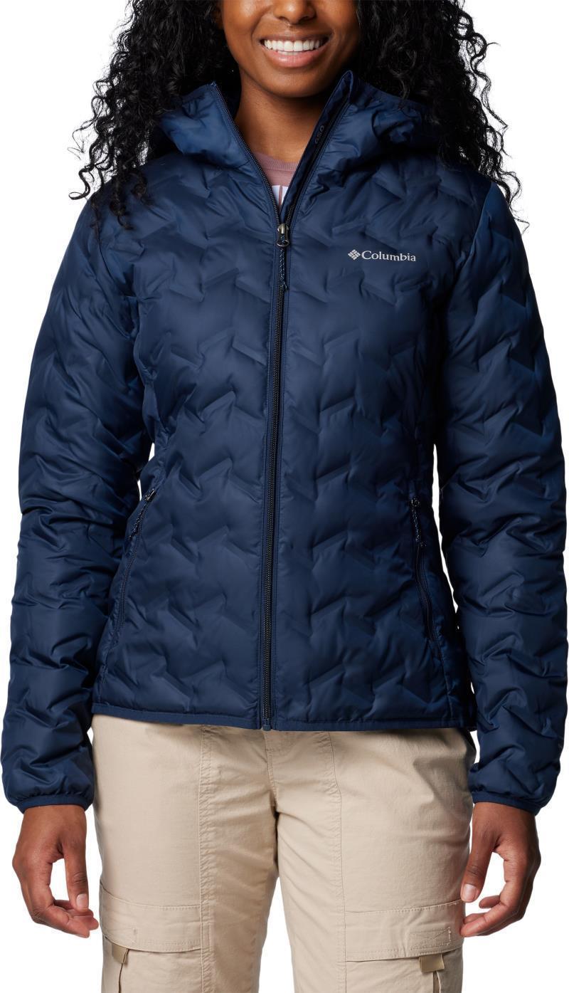 Delta Ridge II Down Hooded Jacket - Womens - Collegiate Navy 1