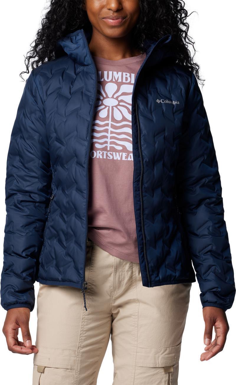 Delta Ridge II Down Hooded Jacket - Womens - Collegiate Navy 5