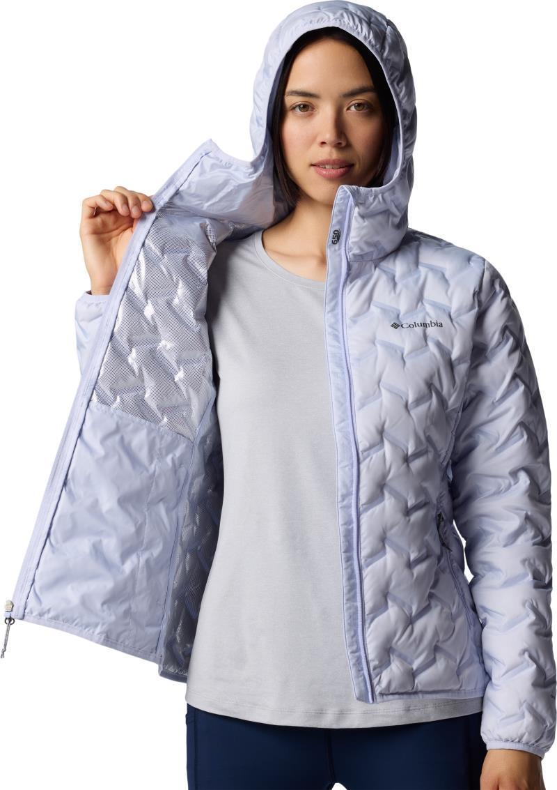 Delta Ridge II Down Hooded Jacket - Womens - Snowdrift 3
