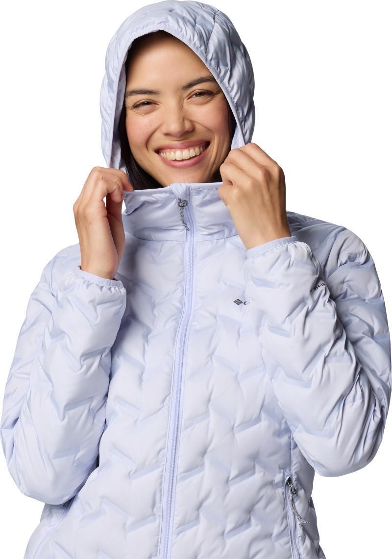 Delta Ridge II Down Hooded Jacket - Womens - Snowdrift 5