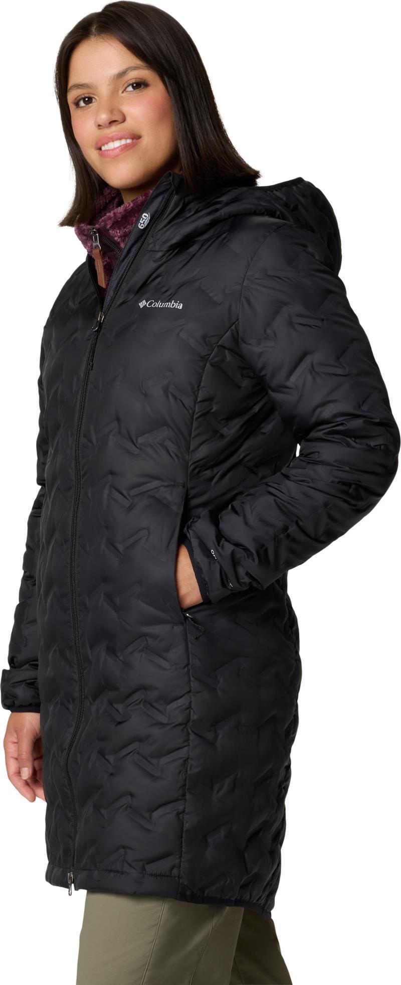 Delta Ridge II Long Down Jacket - Womens - Black 2