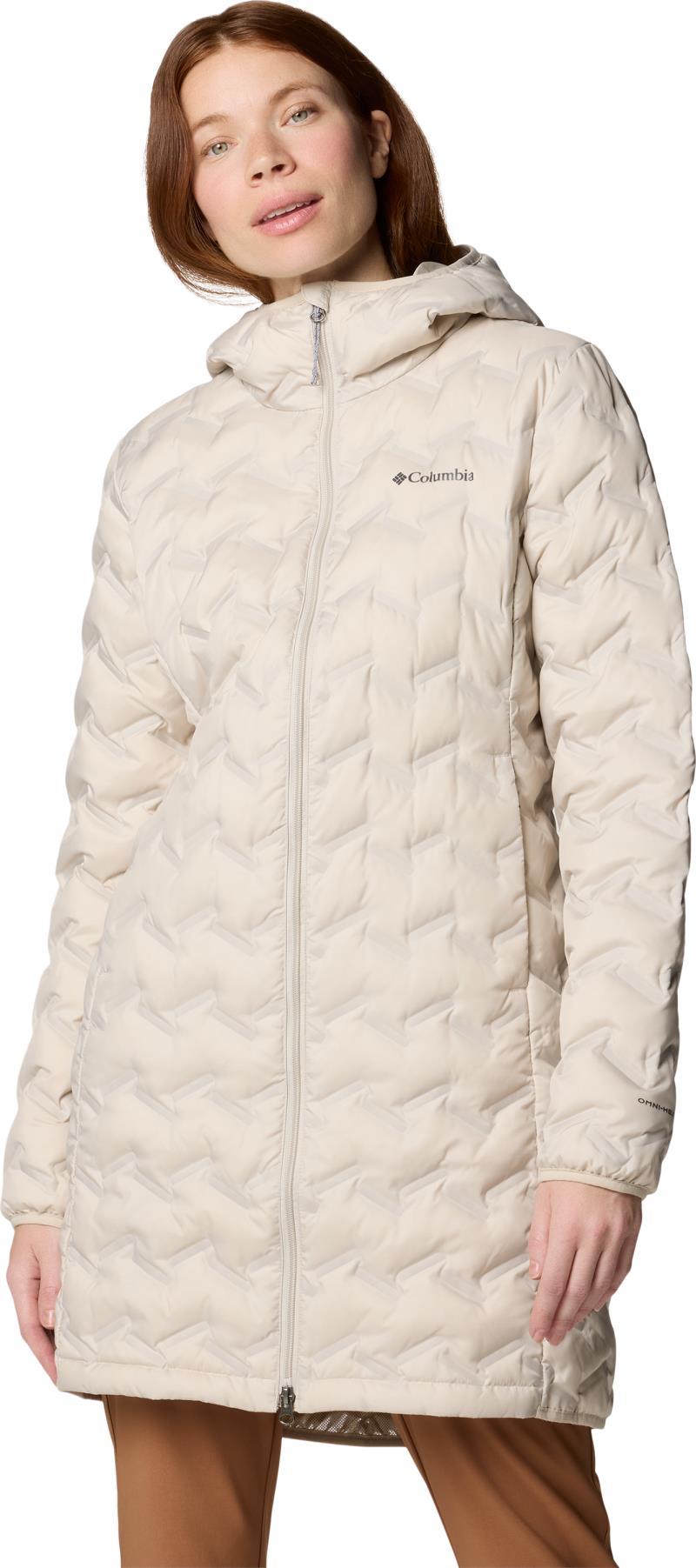 Delta Ridge II Long Down Jacket - Womens - Dark Stone 1