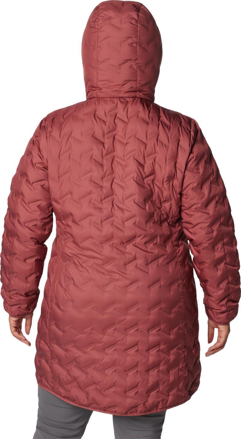 Delta Ridge Long Down Jacket - Plus - Womens - Beetroot 2