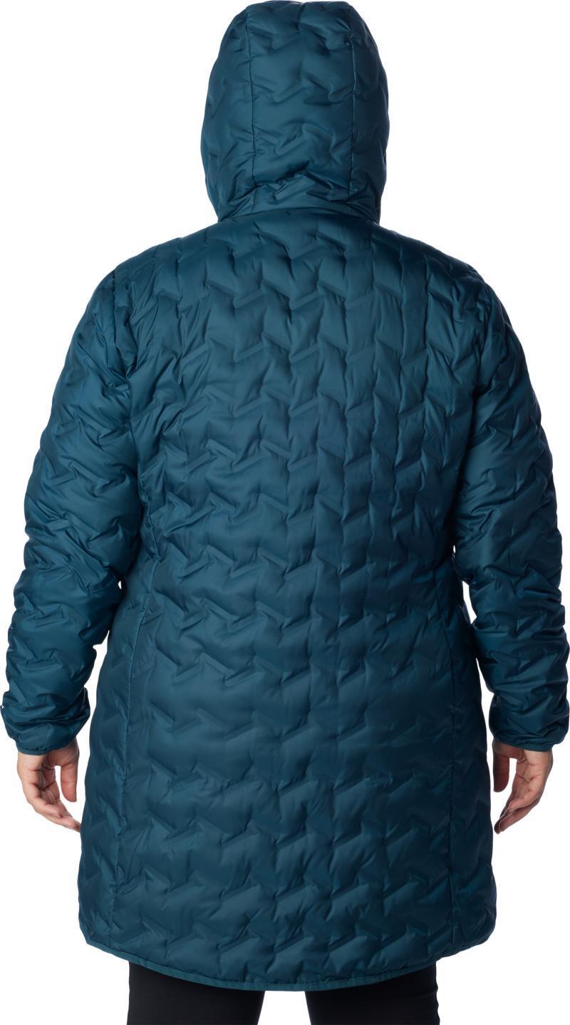 Delta Ridge Long Down Jacket - Plus - Womens - Night Wave 2