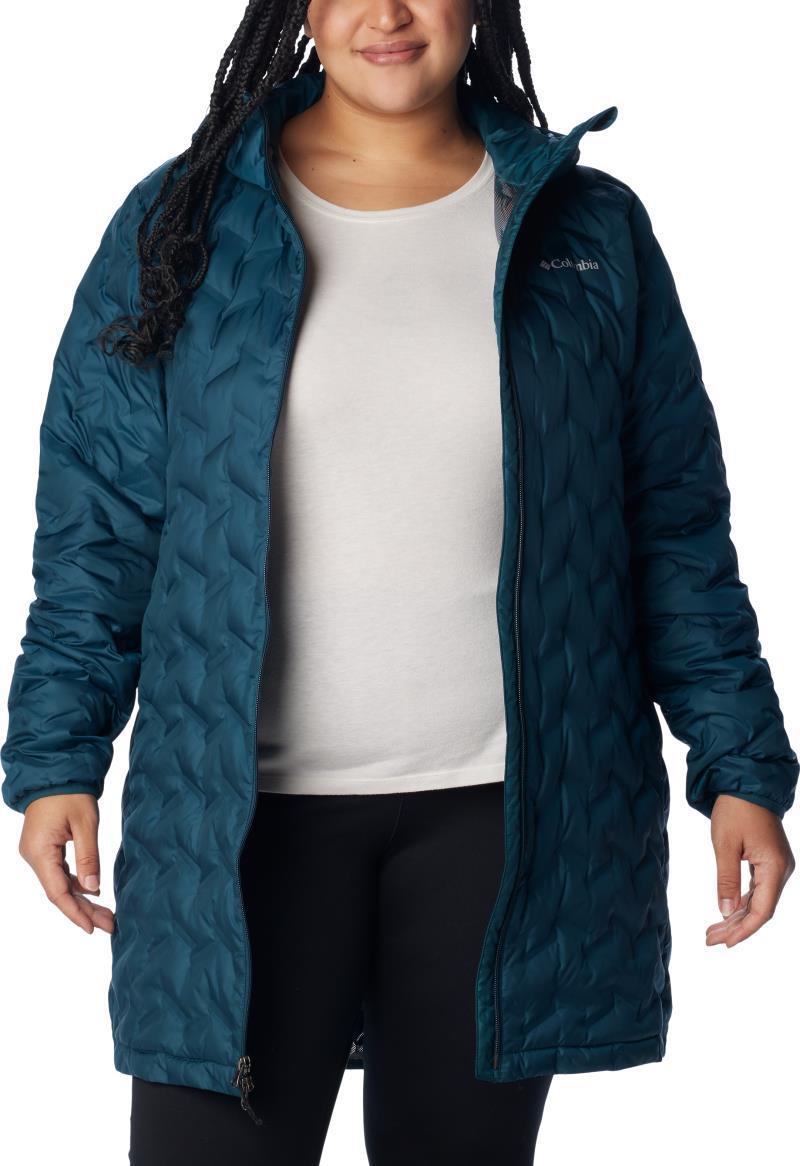 Delta Ridge Long Down Jacket - Plus - Womens - Night Wave 3