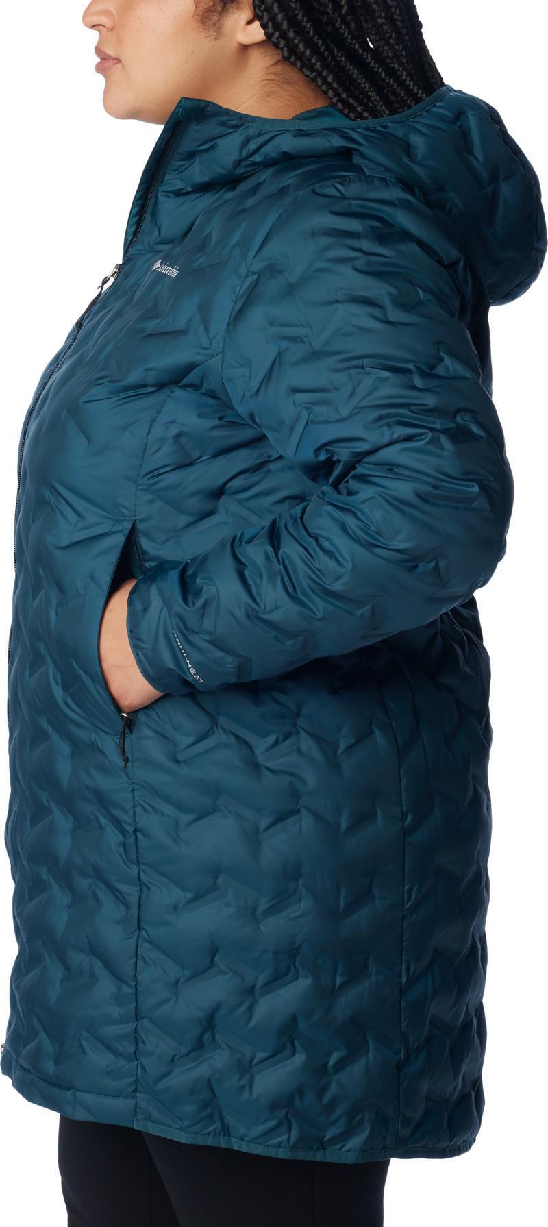 Delta Ridge Long Down Jacket - Plus - Womens - Night Wave 5