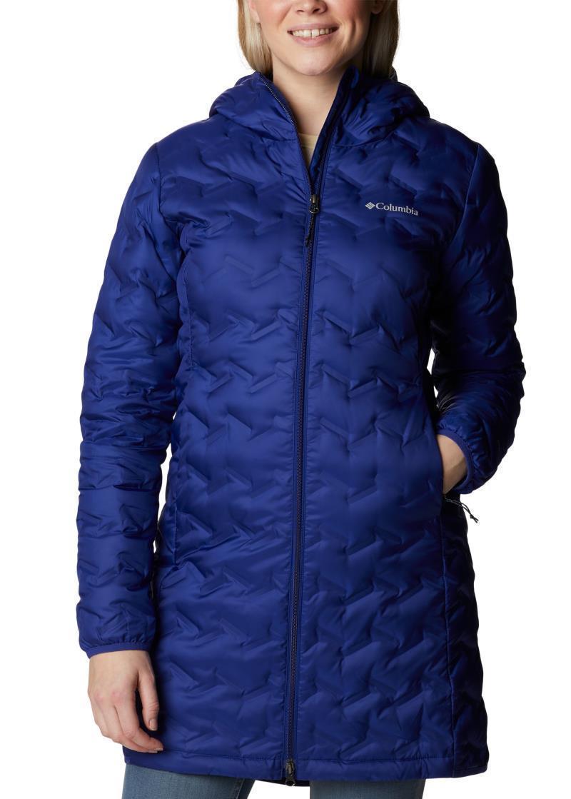 Delta Ridge Long Down Jacket - Womens - Dark Sapphire 1