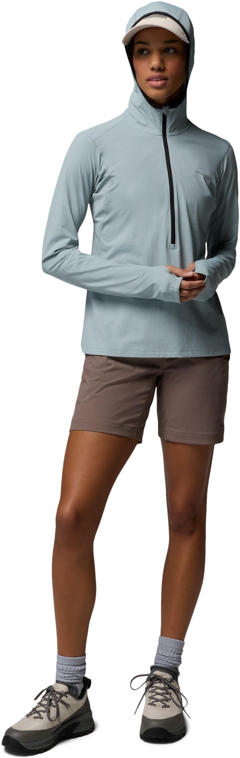 Diamond Peak Pro Hoodie - Womens - crushed blue 1
