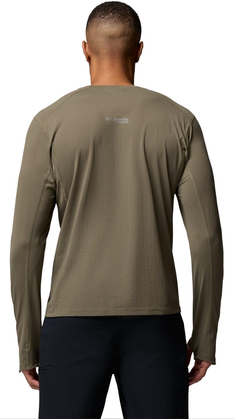 Diamond Peak Pro LS Crew - Mens - stone green 1