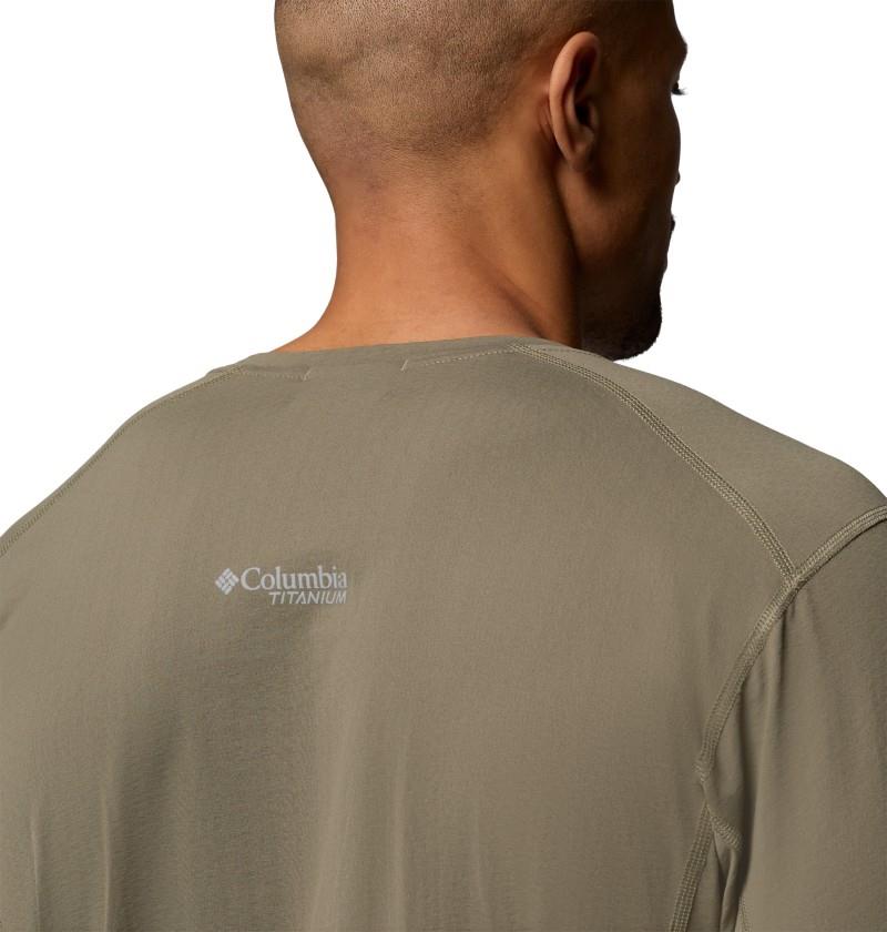 Diamond Peak Pro LS Crew - Mens - stone green 1