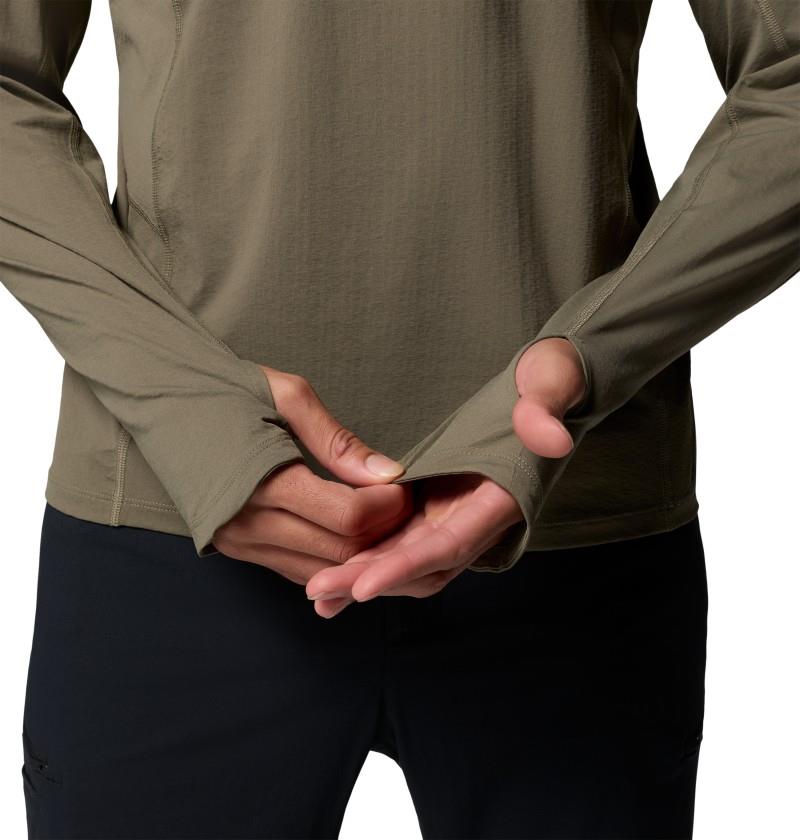 Diamond Peak Pro LS Crew - Mens - stone green 1