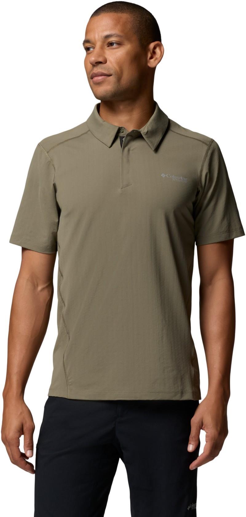 Diamond Peak Pro Polo - Mens - stone green 1
