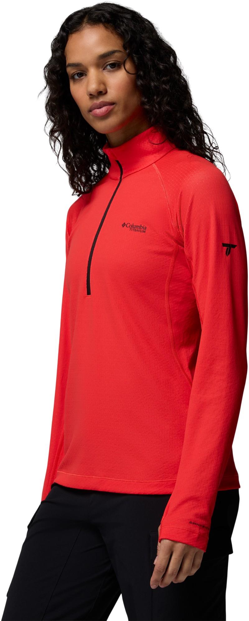 DriVenture Half-Zip - Womens - poppy red 1