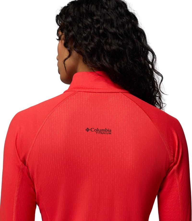 DriVenture Half-Zip - Womens - poppy red 1