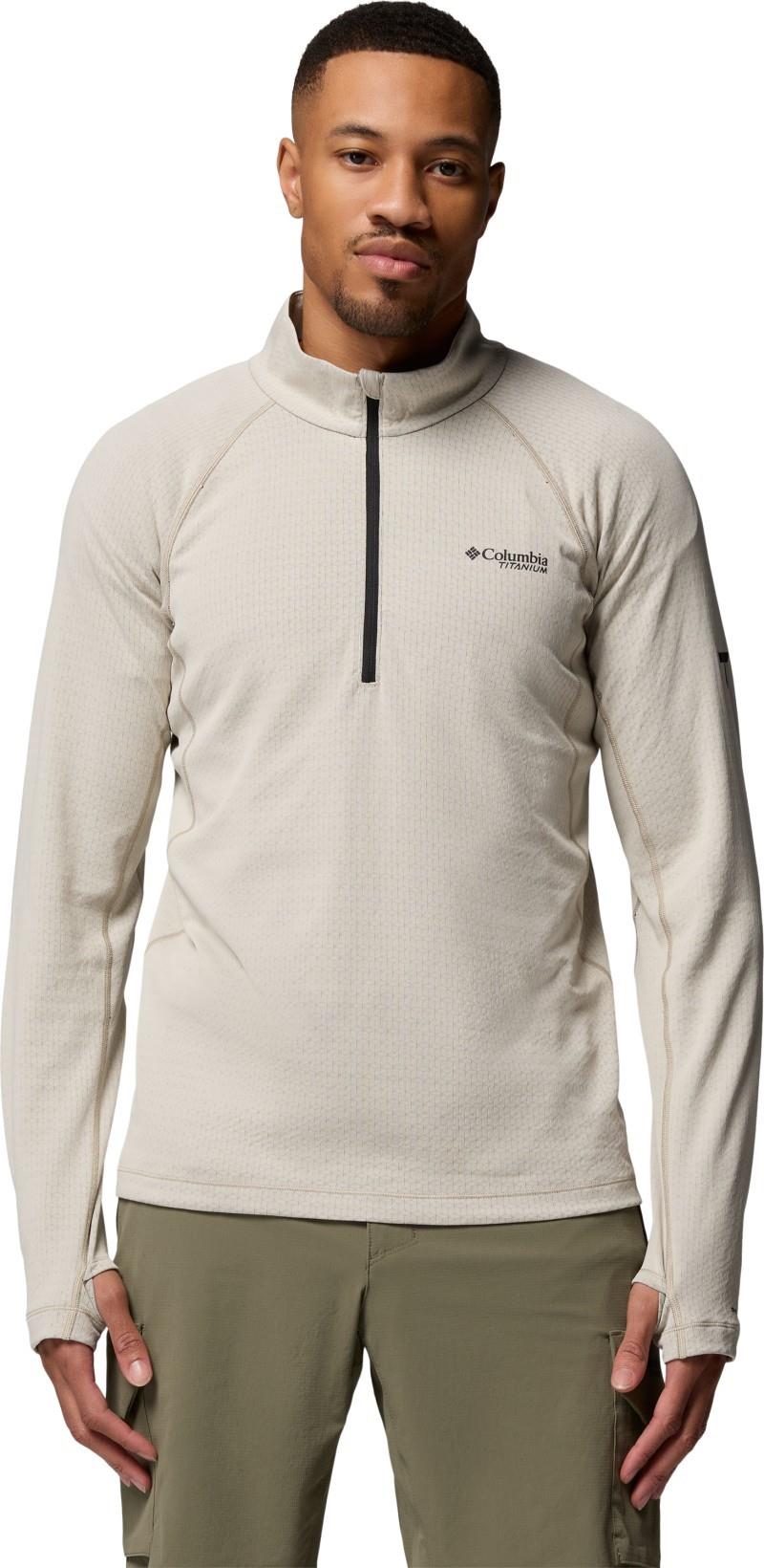 DriVenture Half Zip - Mens - dark stone 1