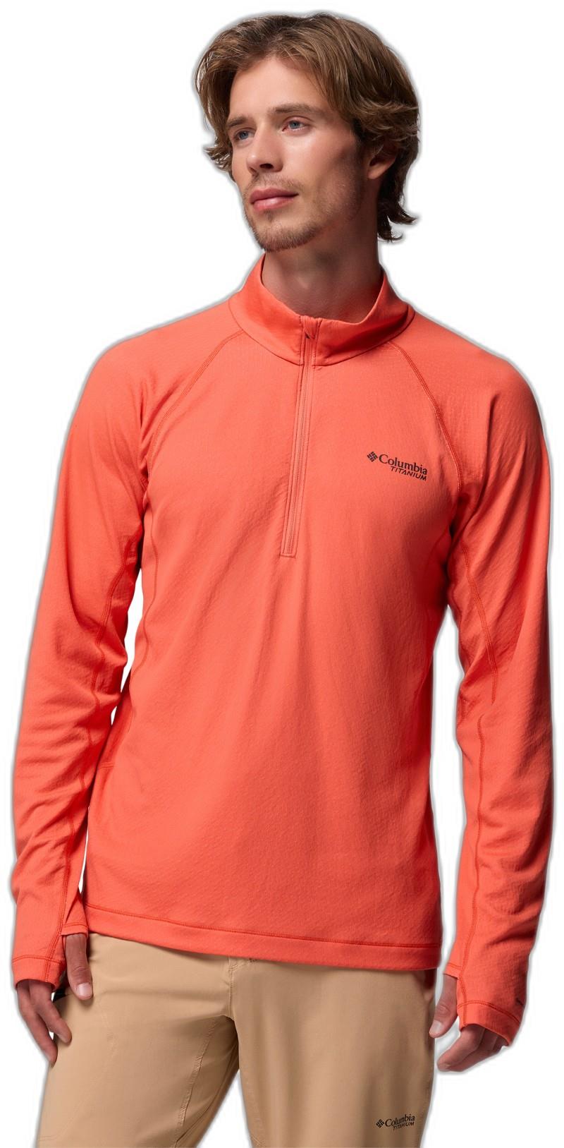 DriVenture Half Zip - Mens - zing / white 1