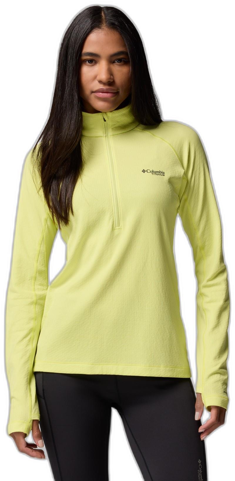 DriVenture Half Zip - Womens - neon light / white 1